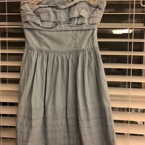 Mini dress denim
